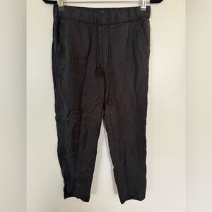 NWOT Madewell Black Pull On Pant Trouser 100% Lyocell Size XS